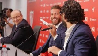 سيرجيو راموس لاعب إشبيلية الإسباني