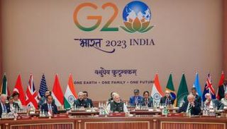 جانب من اجتماعات قمة العشرين