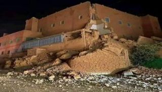 آثار زلزال المغرب