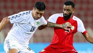 مباراة عمان وفلسطين - أرشيفية