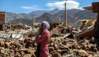 جانب من آثار زلزال المغرب