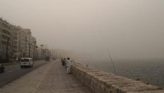 الإسكندرية بعد قدوم العاصفة دانيال