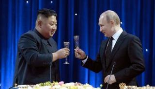 فلاديمير بوتين وكيم جونغ أون