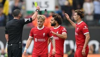 من مباراة ليفربول وولفرهامبتون في الدوري الإنجليزي