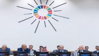 جانب من الاجتماع العربي الأوروبي 