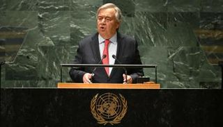 الأمين العام للأمم المتحدة أنطونيو غوتيرش 