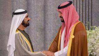 محمد بن راشد ومحمد بن سلمان