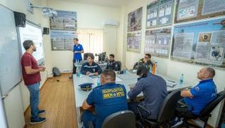 جانب من تدريب منقذي كارثتي المغرب وليبيا في أرمينيا