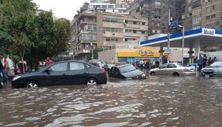 تأثير عاصفة التنين على مصر في 2020 - صورة أرشيفية