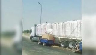 لقطة من فيديو سرقة البطاطس في مصر