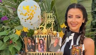 رضوى الشربيني تحتفل بعيد ميلادها