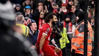 احتفال محمد صلاح