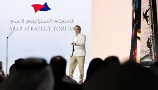 باسم يوسف في المنتدى الاستراتيجي العربي 2024