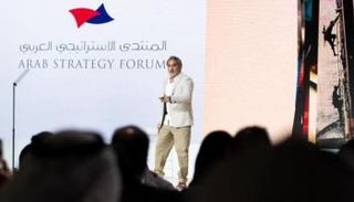 باسم يوسف في المنتدى الاستراتيجي العربي 2024