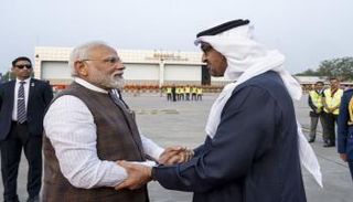 الشيخ محمد بن زايد آل نهيان ورئيس وزراء الهند