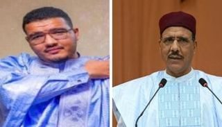 رئيس النيجر المعزول ونجله سالم