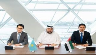 توقيع مذكرة التعاون بين الجانبين الإماراتي والكازخستاني 