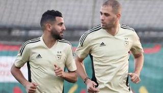 سليماني ومحرز في منتخب الجزائر