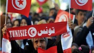 جانب من احتجاجات 2011 في تونس