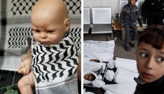 صورة الدمية في يسار الصورة