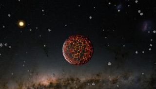 كوكب من حمم بركانية