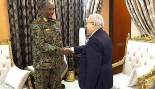 لقاء البرهان ولعمامرة 