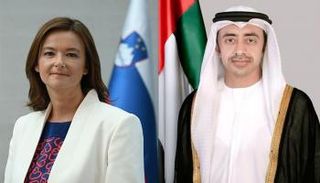 الشيخ عبدالله بن زايد آل نهيان وتانيا فاجون 