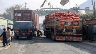 معبر حدودي بين باكستان وأفغانستان
