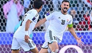 أيمن حسين مهاجم منتخب العراق