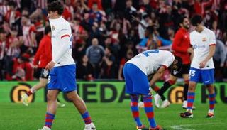 سقوط برشلونة ضد بلباو