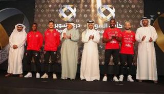 من حفل إطلاق السوبر الإماراتي القطري 