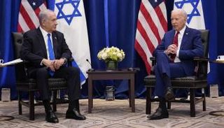 بايدن ونتنياهو في لقاء سابق