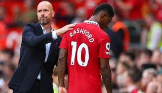 ماركوس راشفورد وإريك تين هاغ