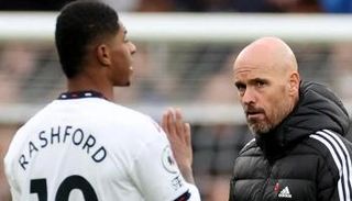 ماركوس راشفورد وتين هاغ في مانشستر يونايتد