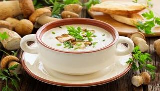 طريقة تحضير شوربة المشروم