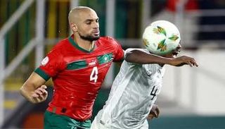 سفيان أمرابط لاعب منتخب المغرب