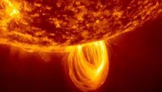 انفجار شمسي - تعبيرية