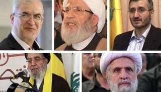 حسين خليل،محمد يزبك، محمد رعد، نعيم قاسم، إبراهيم السيد