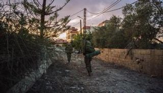 قوات إسرائيلية من اللواء المدرع 188 في جنوب لبنان 