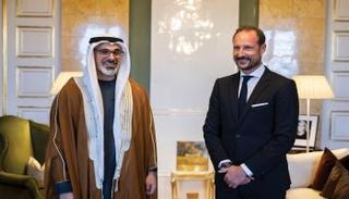 ولي عهد أبوظبي وولي عهد النرويج
