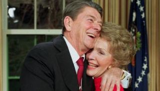 رونالد ريغان وزوجته