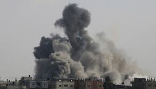 قصف سابق على مناطق بسوريا