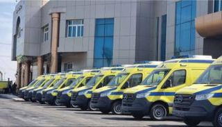 عدد من سيارات الإسعاف