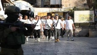 مستوطنون إسرائيليون تحت حماية الجيش