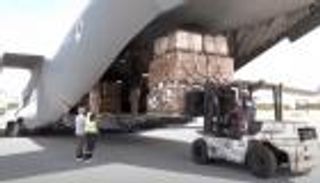 الإمارات ترسل طائرة تاسعة تحمل 37 طن مساعدات إلى لبنان