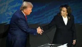 كاملا هاريس ودونالد ترامب