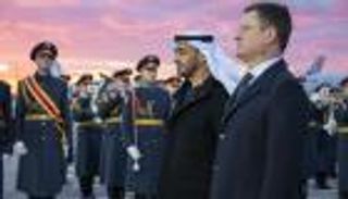 محمد بن زايد يصل إلى موسكو في زيارة رسمية (صور)