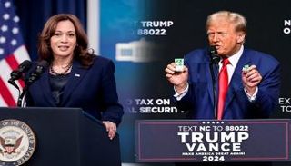 ترامب وهاريس