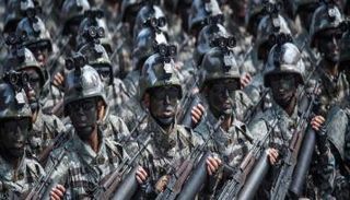 أحد تدريبات الجيش الكوري الشمالي