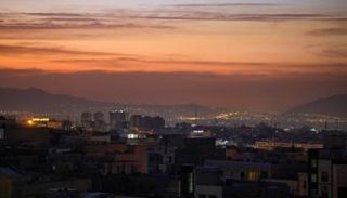 منظر عام لطهران بعد سماع عدة انفجارات في طهران